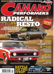 CAMARO PERFORMERS 2012 OCT - RADICAL vs RESTO, WHEELS, CUSTOM EXHAUST